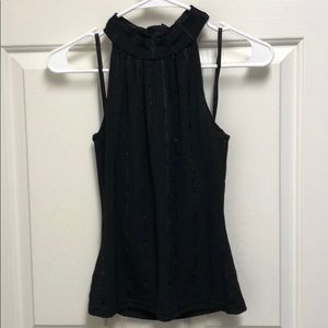 Black halter top